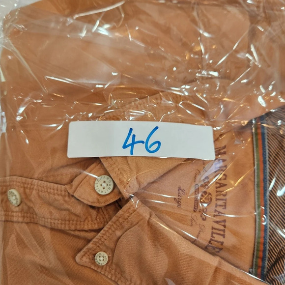 Margaritaville Shirt Mens Large Peach Long Rollable Slee… - Picture 15 of 16